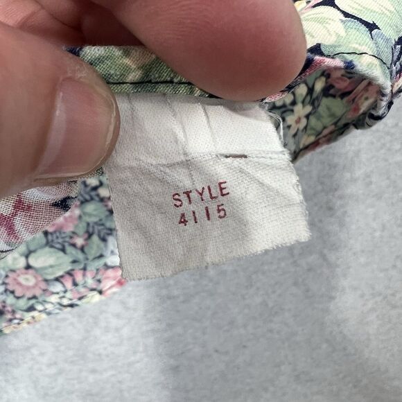 Vintage Tango by Max Raab Shirt Mens Medium floral Camp USA - Picture 6 of 15